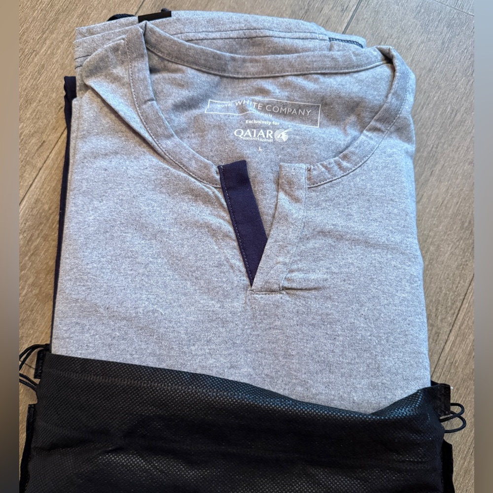 New Qatar Airways Business/First Class Pajamas by The White Company London,